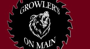 Growler's on Main logo.