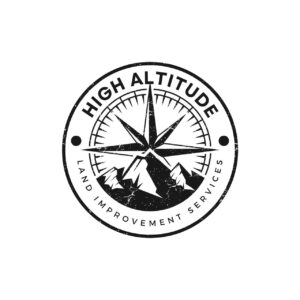 A logo with the title 'high altitude land improvement services'.
